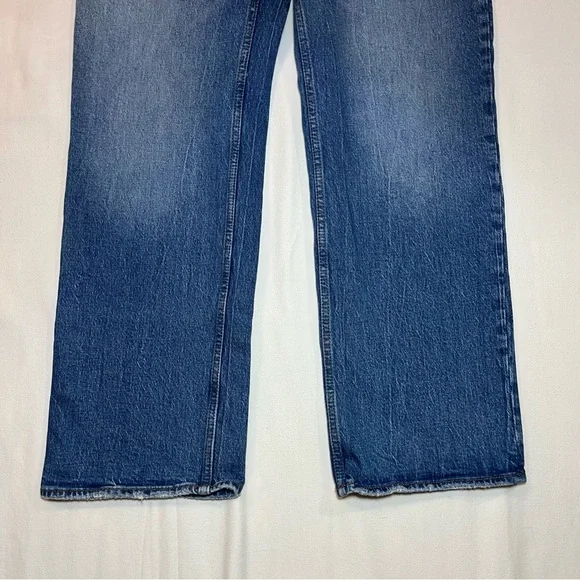 Abercrombie 90s Baggy Jeans Medium Wash Low Rise 29 Straight Y2K Streetwear - Picture 8 of 10